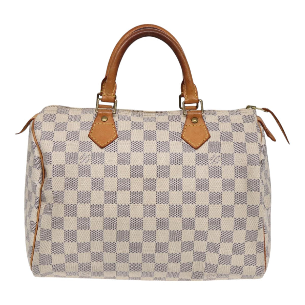 LOUIS VUITTON Damier Azur Speedy 30 Hand Bag N41533 LV Auth 86653