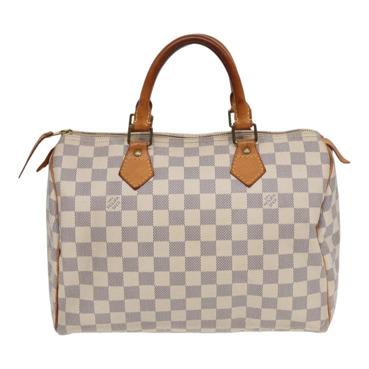 LOUIS VUITTON Damier Azur Speedy 30 Hand Bag N41533 LV Auth 86653