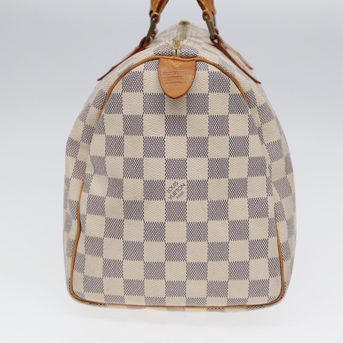 LOUIS VUITTON Damier Azur Speedy 30 Hand Bag N41533 LV Auth 86653