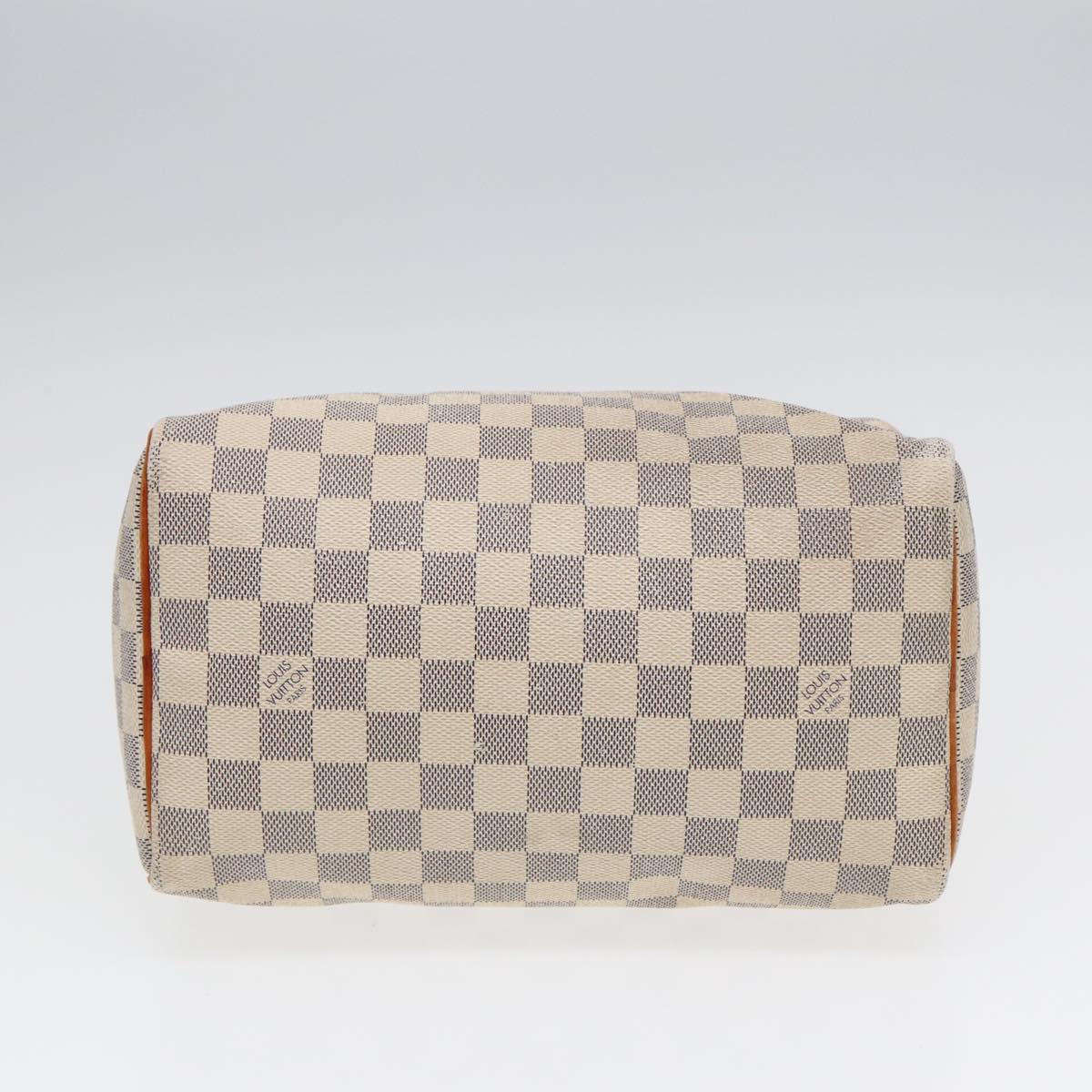 LOUIS VUITTON Damier Azur Speedy 25 Hand Bag N41534 LV Auth 86654