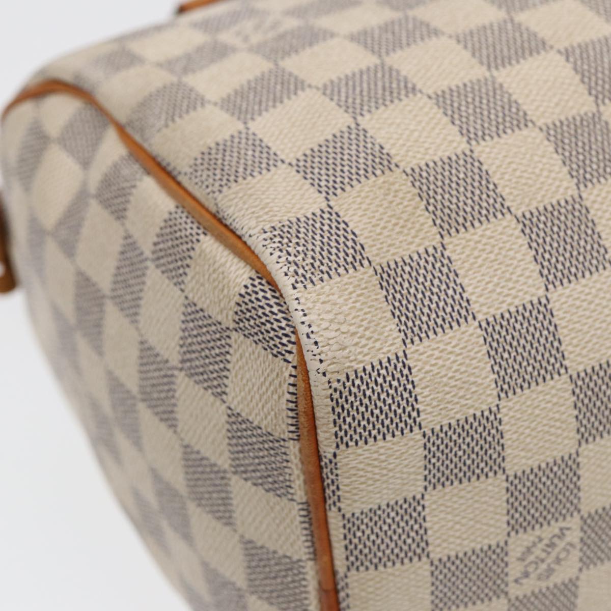 LOUIS VUITTON Damier Azur Speedy 25 Hand Bag N41534 LV Auth 86654