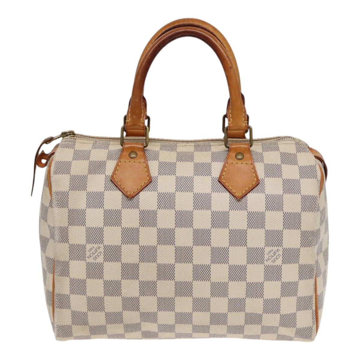 LOUIS VUITTON Damier Azur Speedy 25 Hand Bag N41534 LV Auth 86654