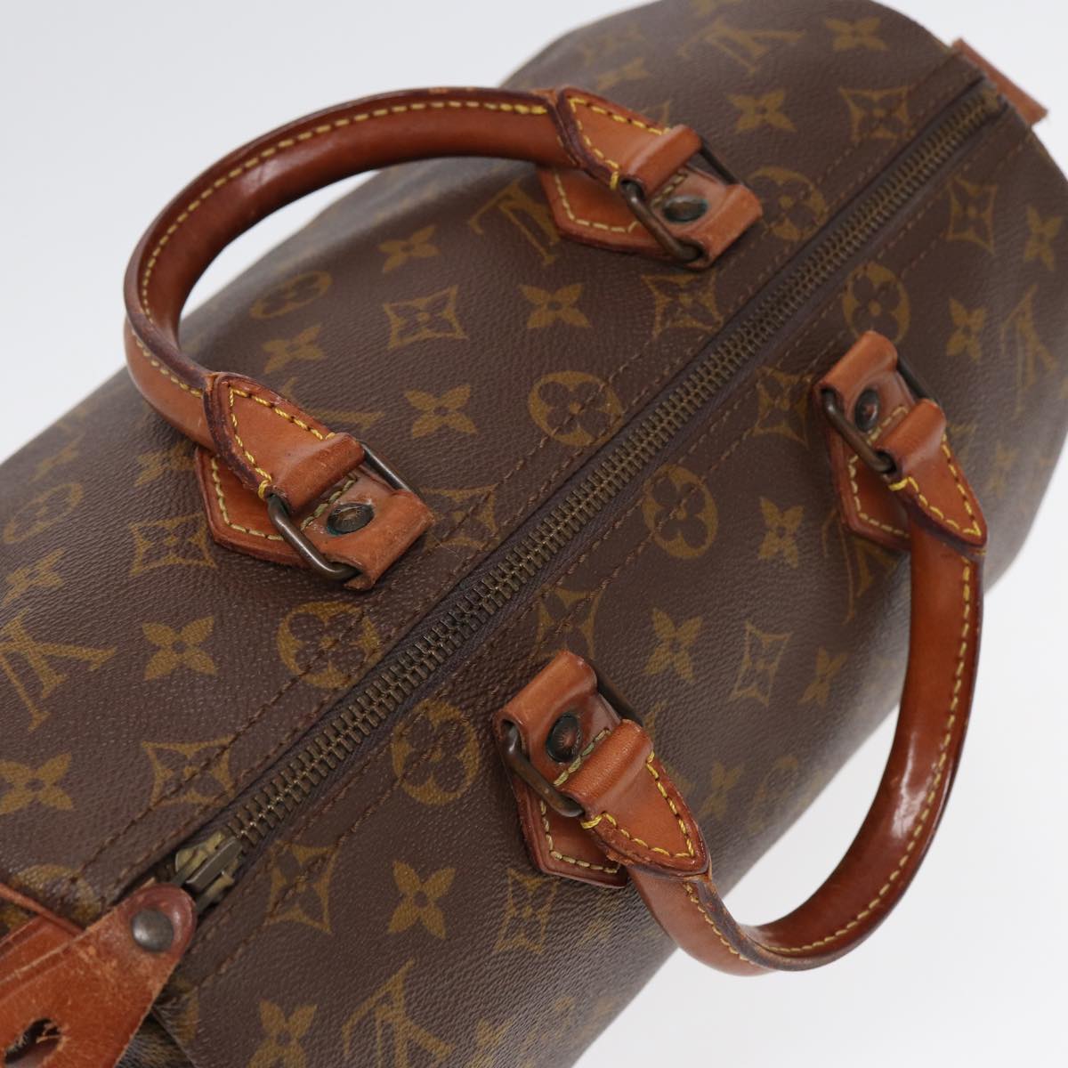 LOUIS VUITTON Monogram Speedy 30 Hand Bag Vintage M41526 LV Auth 86655