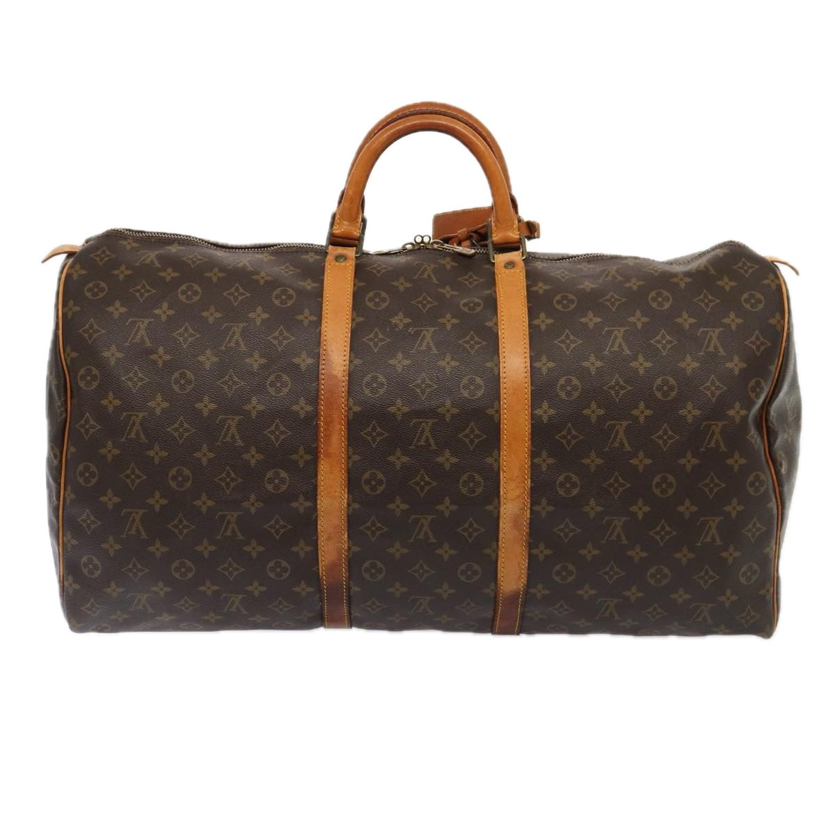 LOUIS VUITTON Monogram Keepall 60 Boston Bag M41422 LV Auth 86740