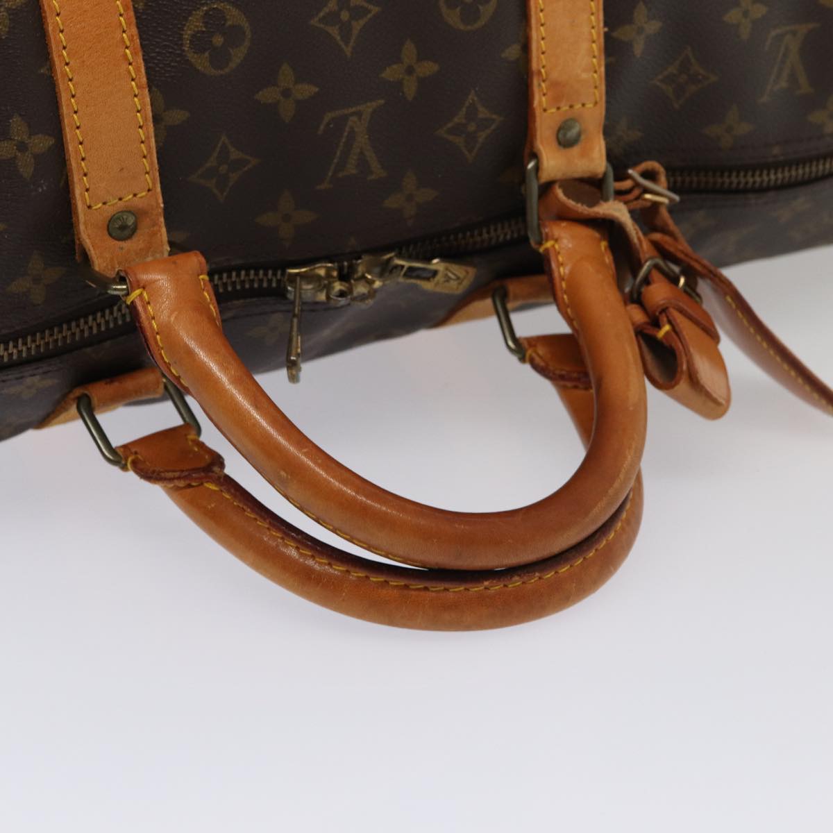 LOUIS VUITTON Monogram Keepall 60 Boston Bag M41422 LV Auth 86740