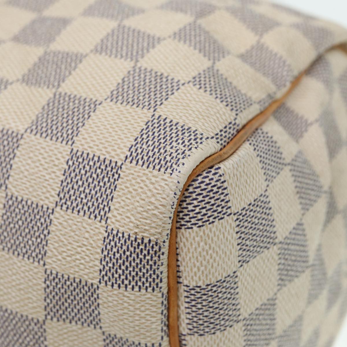 LOUIS VUITTON Damier Azur Speedy 25 Hand Bag N41534 LV Auth 86744