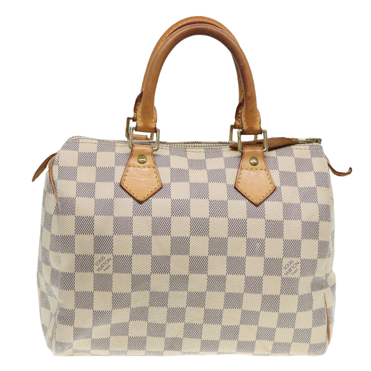 LOUIS VUITTON Damier Azur Speedy 25 Hand Bag N41534 LV Auth 86744