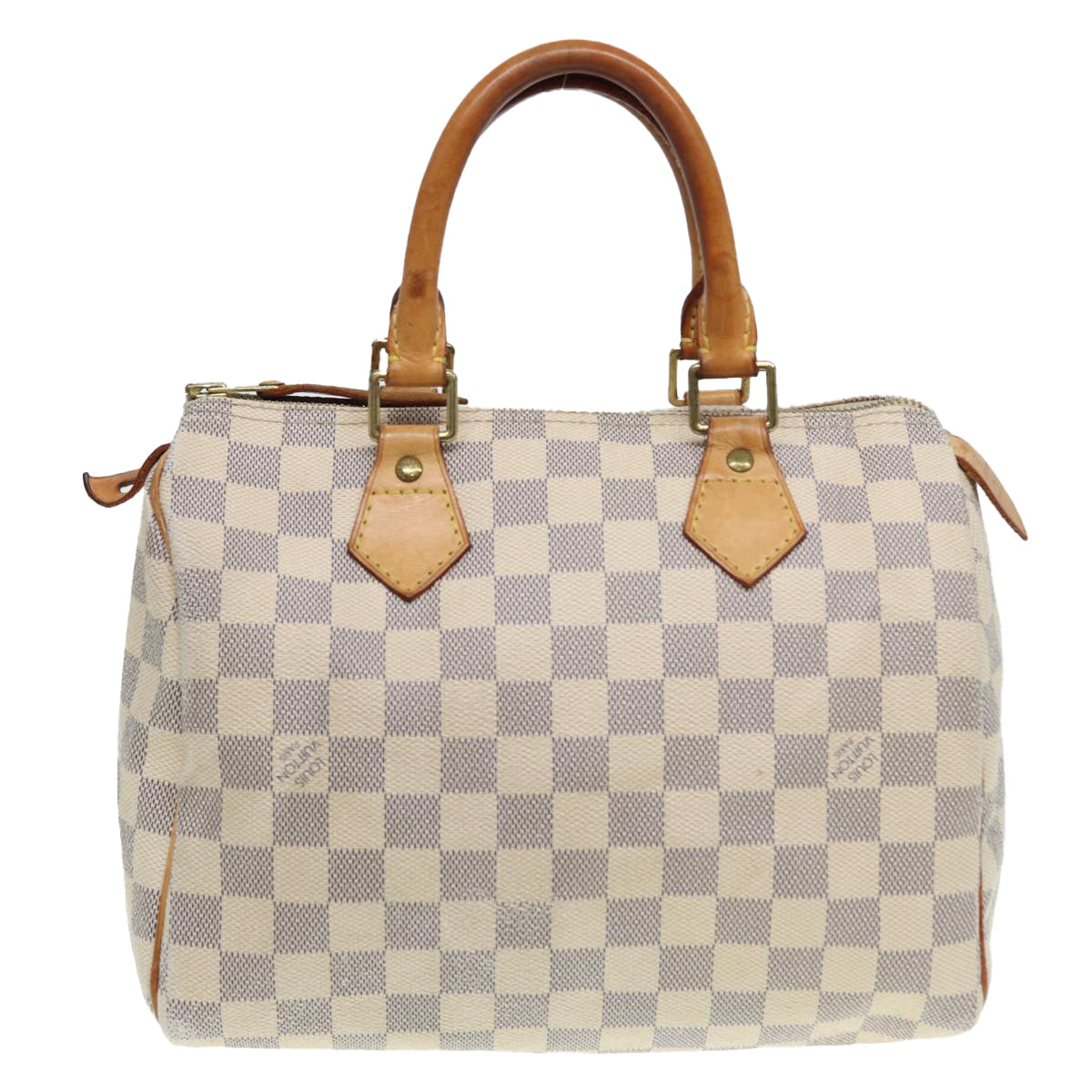 LOUIS VUITTON Damier Azur Speedy 25 Hand Bag N41534 LV Auth 86744