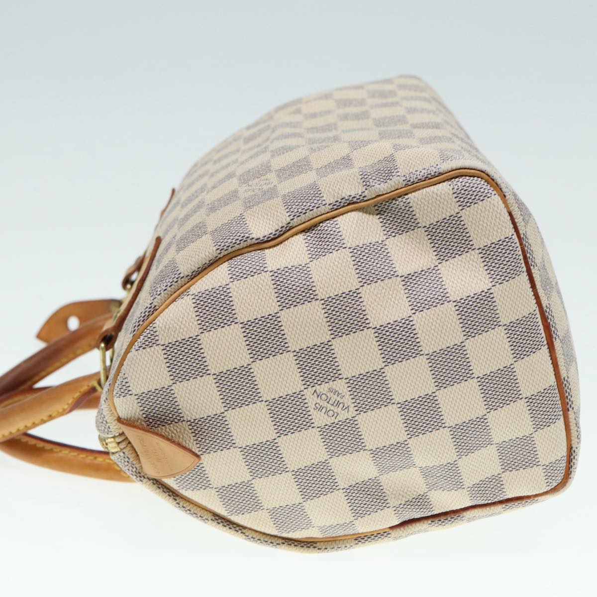 LOUIS VUITTON Damier Azur Speedy 25 Hand Bag N41534 LV Auth 86744