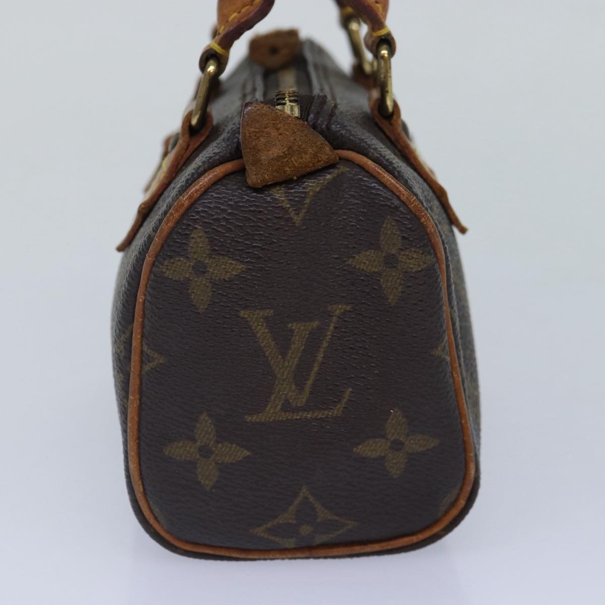 LOUIS VUITTON Monogram Mini Speedy Hand Bag M41534 LV Auth 86801