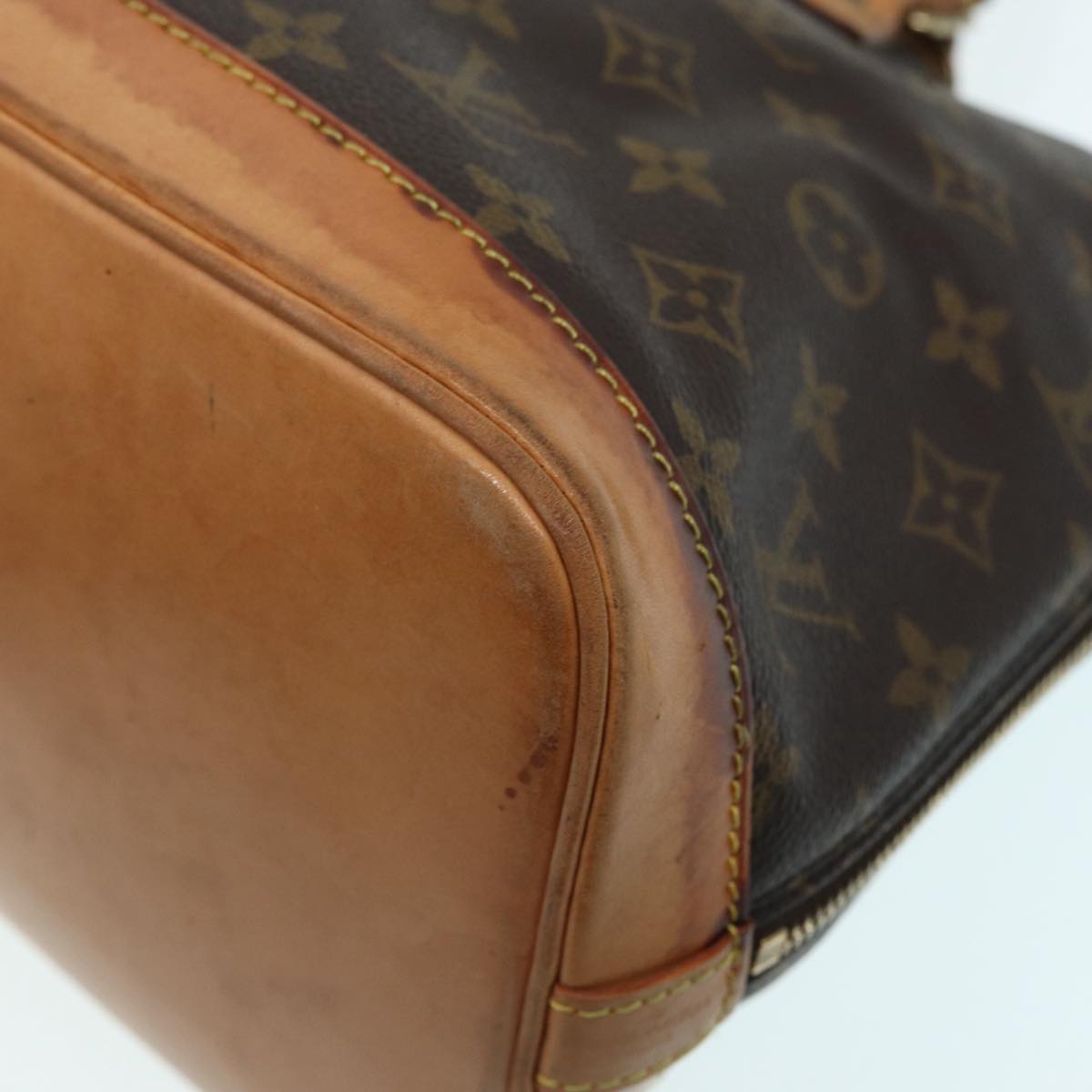 LOUIS VUITTON Monogram Alma Hand Bag M51130 LV Auth 86810