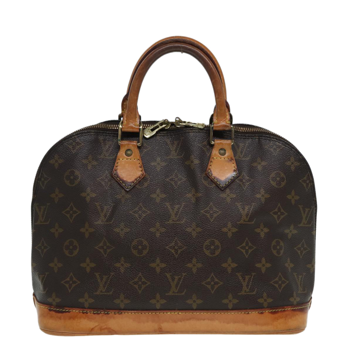 LOUIS VUITTON Monogram Alma Hand Bag M51130 LV Auth 86810