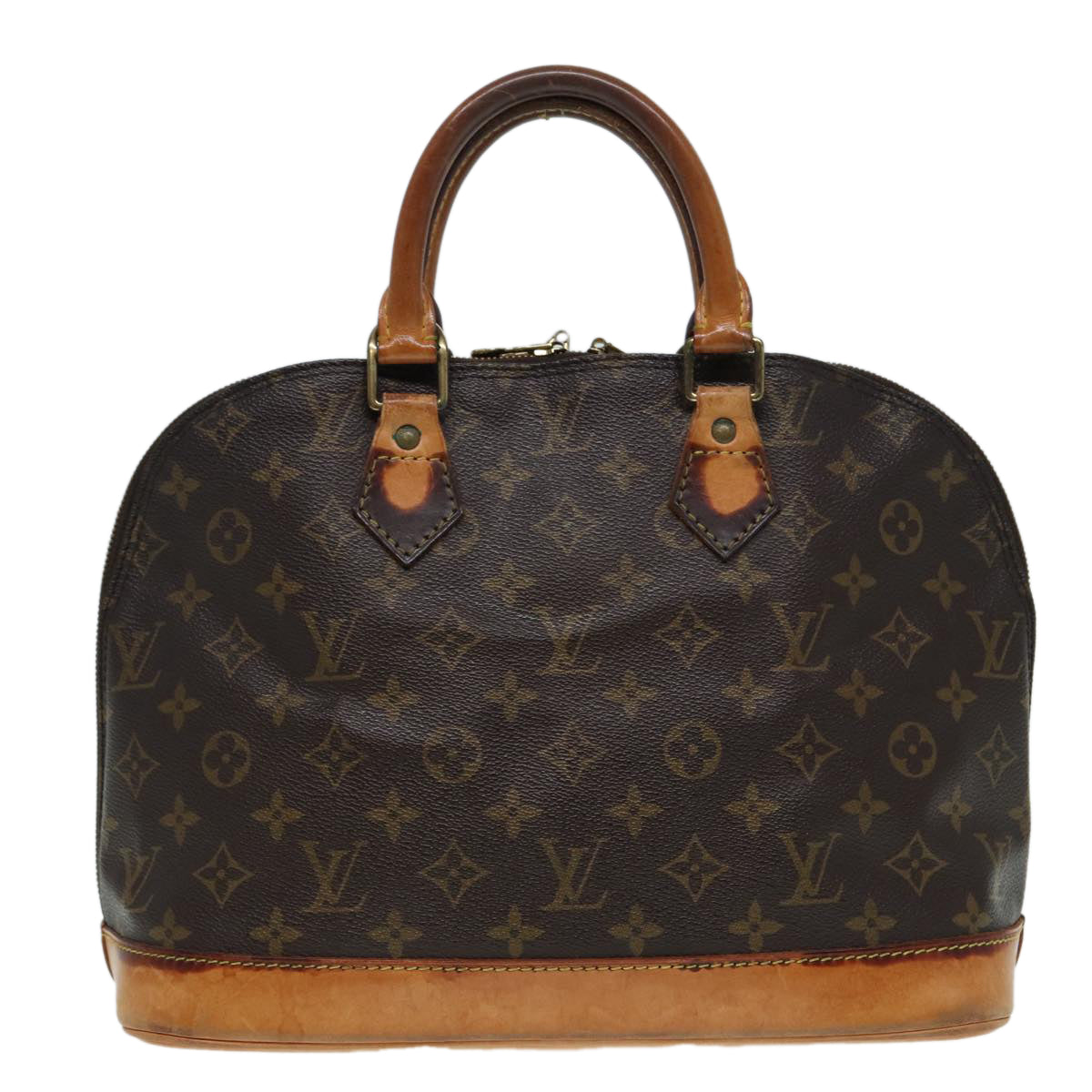 LOUIS VUITTON Monogram Alma Hand Bag M51130 LV Auth 86810