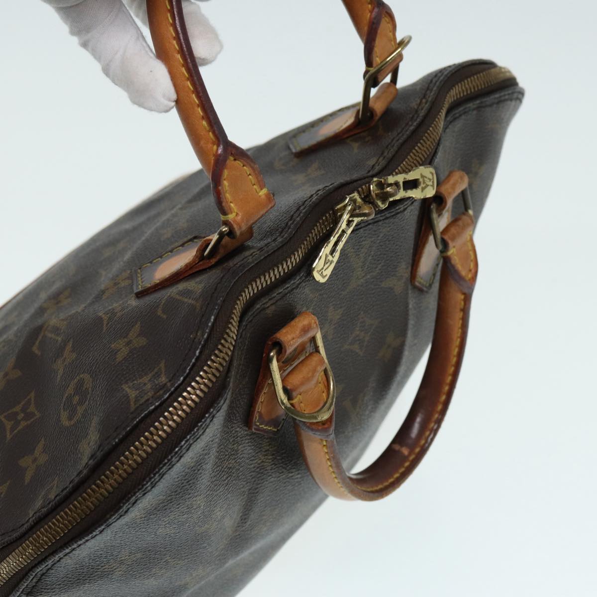 LOUIS VUITTON Monogram Alma Hand Bag M51130 LV Auth 86810