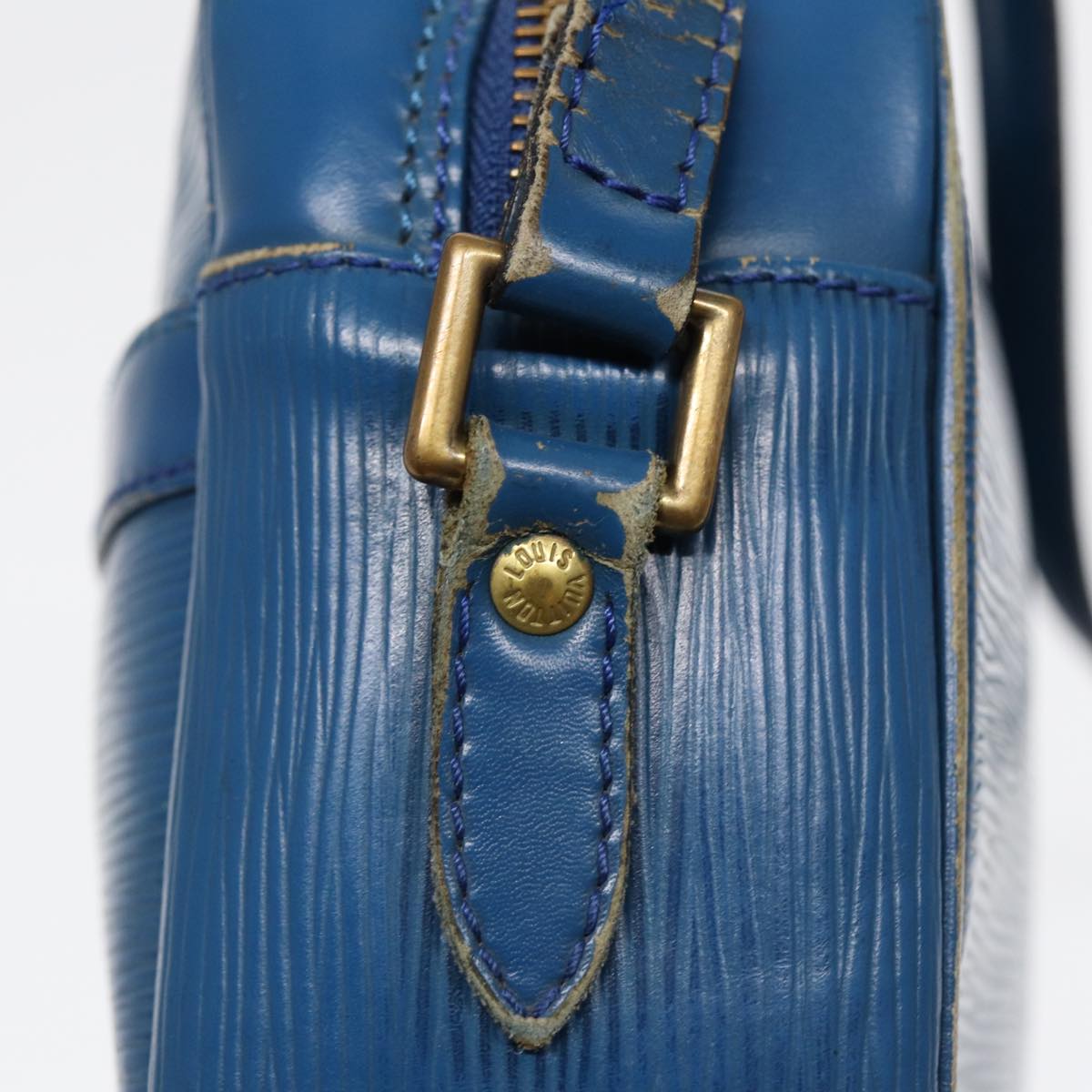 LOUIS VUITTON Epi Trocadero 27 Shoulder Bag Blue M52315 LV Auth 86817