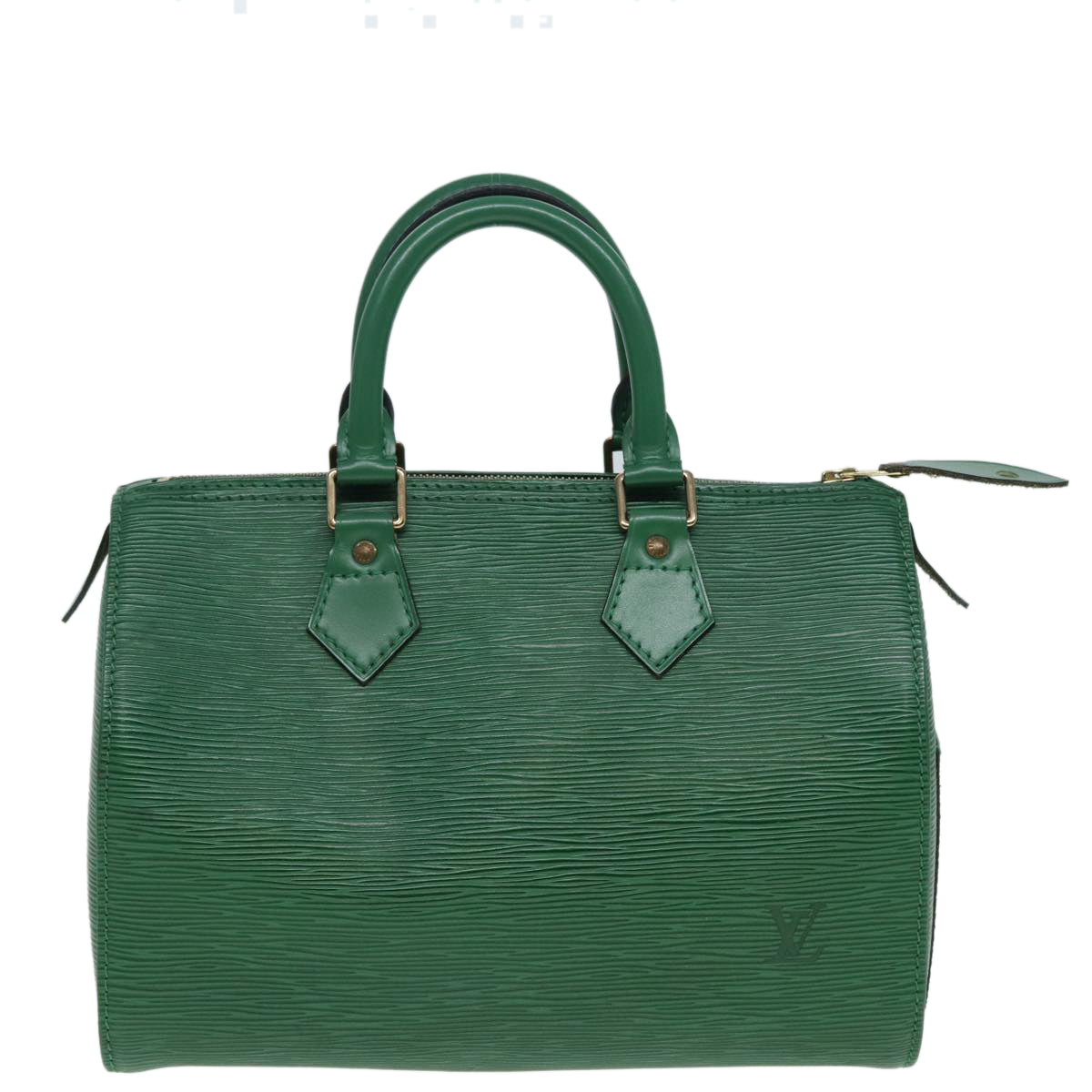 LOUIS VUITTON Epi Speedy 25 Hand Bag Borneo Green M43014 LV Auth 86857