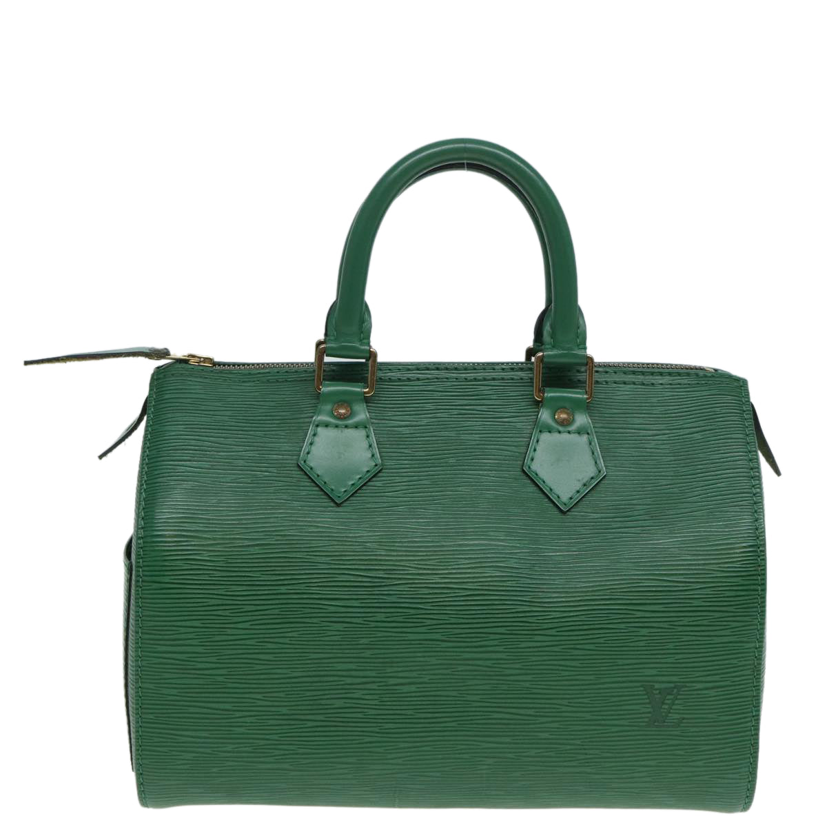 LOUIS VUITTON Epi Speedy 25 Hand Bag Borneo Green M43014 LV Auth 86857