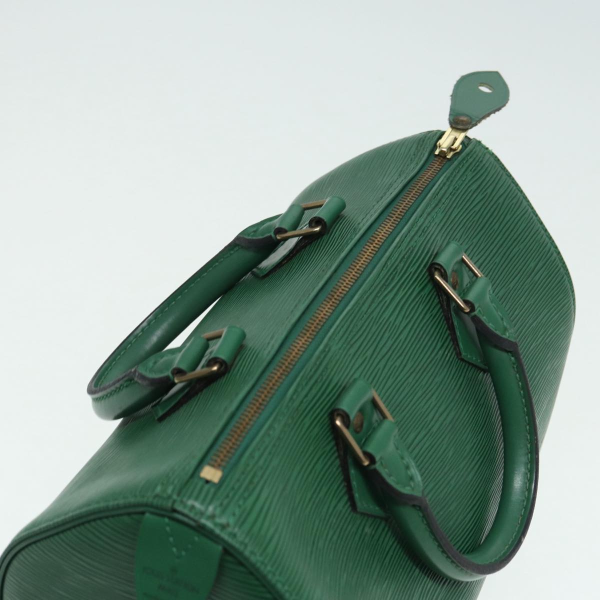 LOUIS VUITTON Epi Speedy 25 Hand Bag Borneo Green M43014 LV Auth 86857