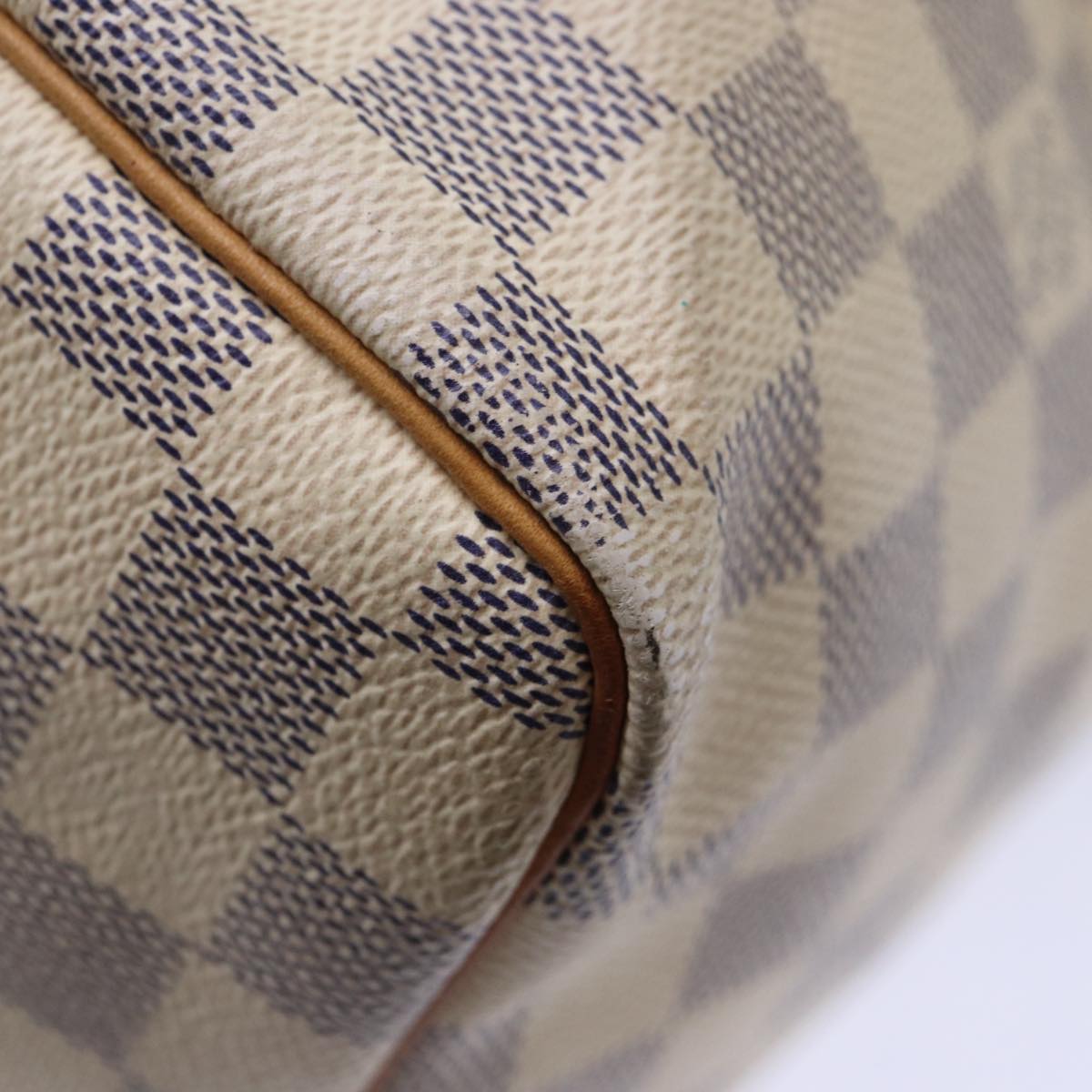 LOUIS VUITTON Damier Azur Speedy 30 Hand Bag N41533 LV Auth 86861