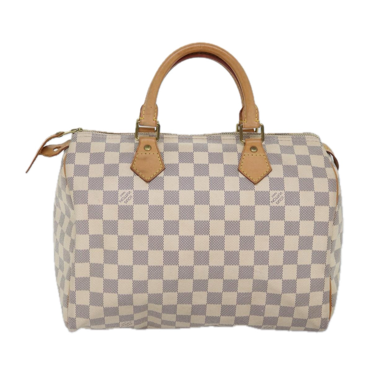 LOUIS VUITTON Damier Azur Speedy 30 Hand Bag N41533 LV Auth 86861