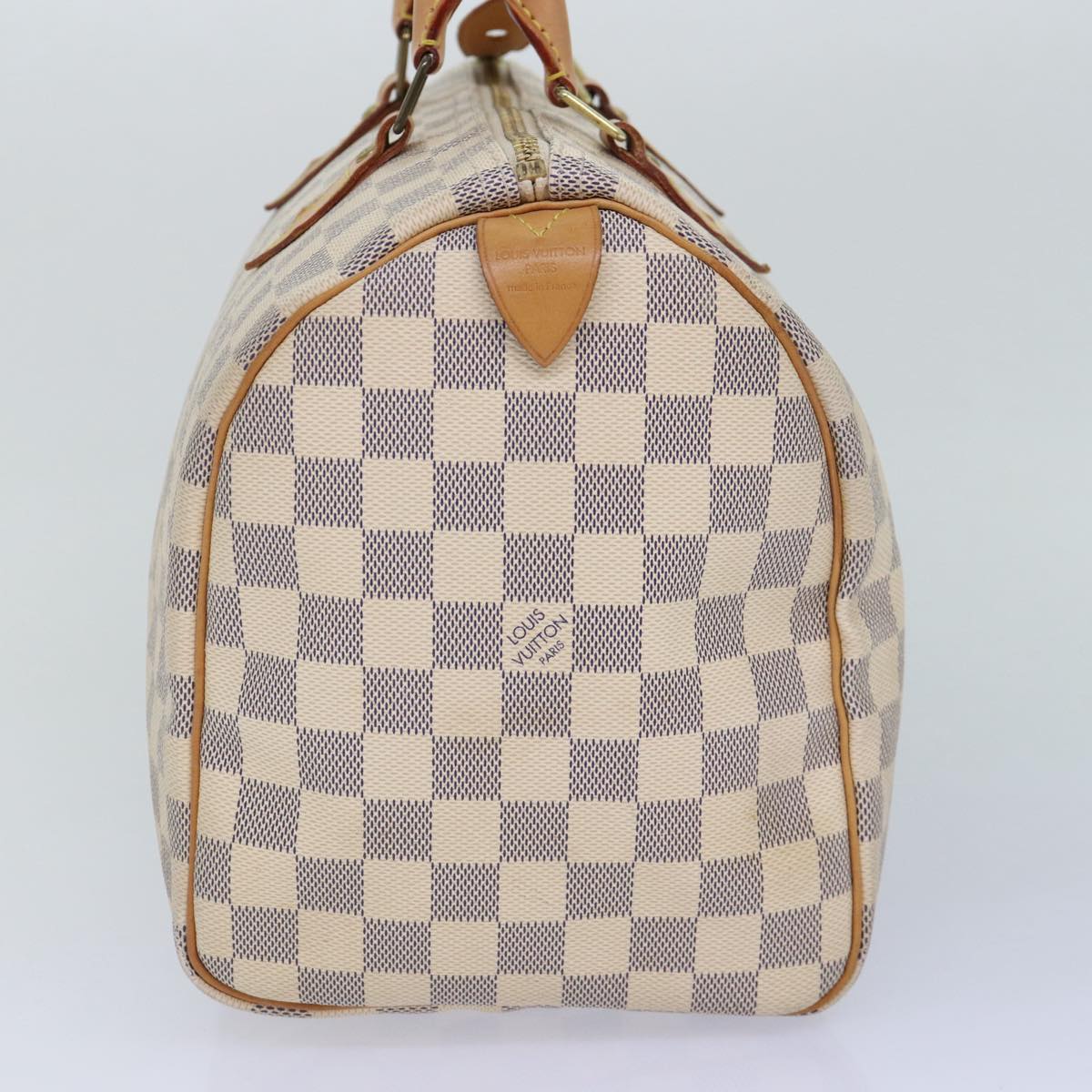 LOUIS VUITTON Damier Azur Speedy 30 Hand Bag N41533 LV Auth 86861