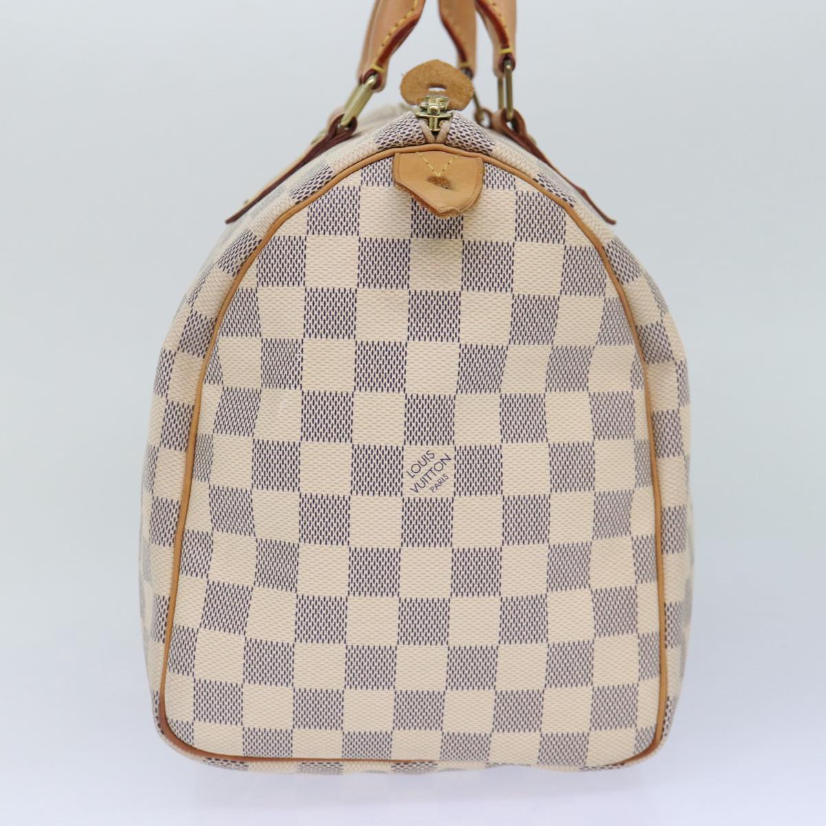 LOUIS VUITTON Damier Azur Speedy 30 Hand Bag N41533 LV Auth 86861