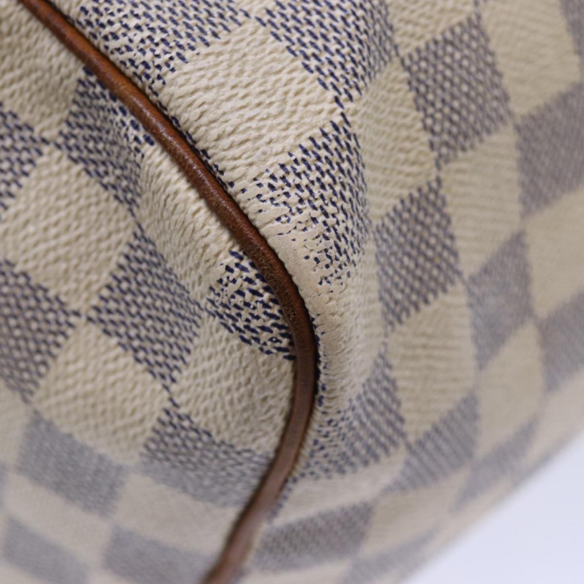 LOUIS VUITTON Damier Azur Speedy 30 Hand Bag N41533 LV Auth 86862