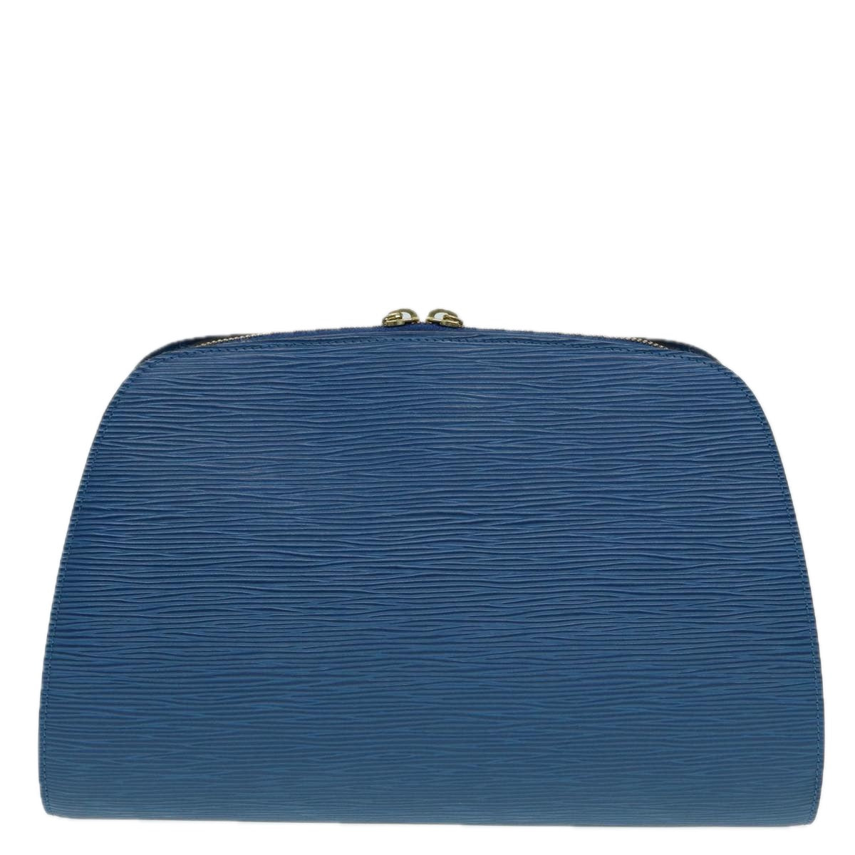 LOUIS VUITTON Epi Dauphine GM Pouch Blue M48435 LV Auth 86993