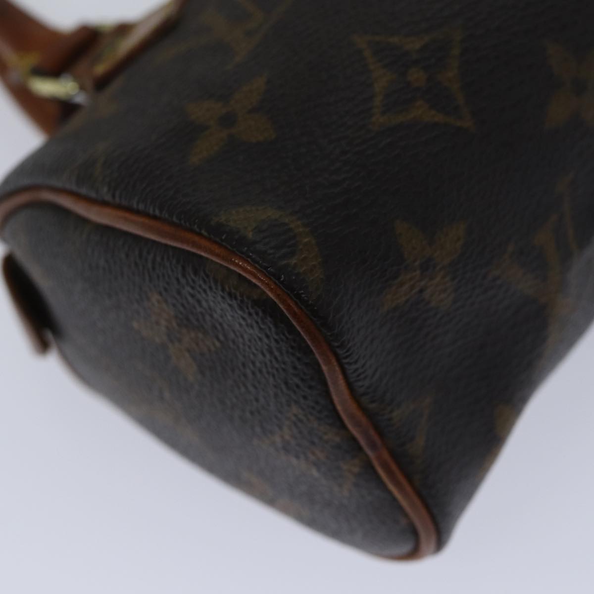 LOUIS VUITTON Monogram Mini Speedy Hand Bag M41534 LV Auth 86998