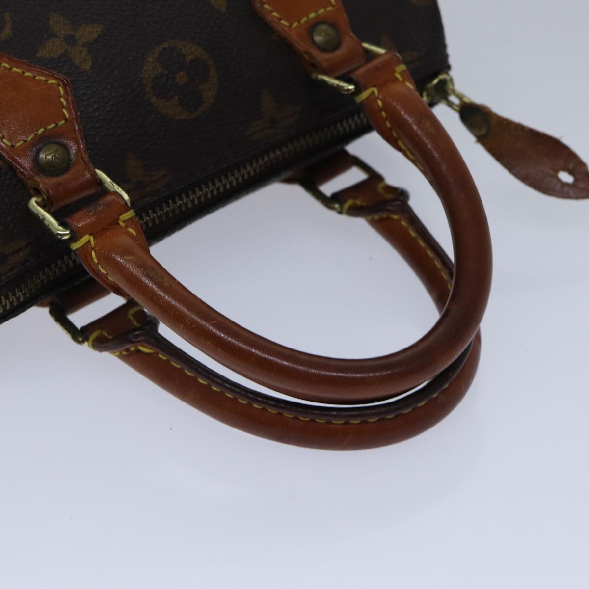 LOUIS VUITTON Monogram Mini Speedy Hand Bag M41534 LV Auth 86998