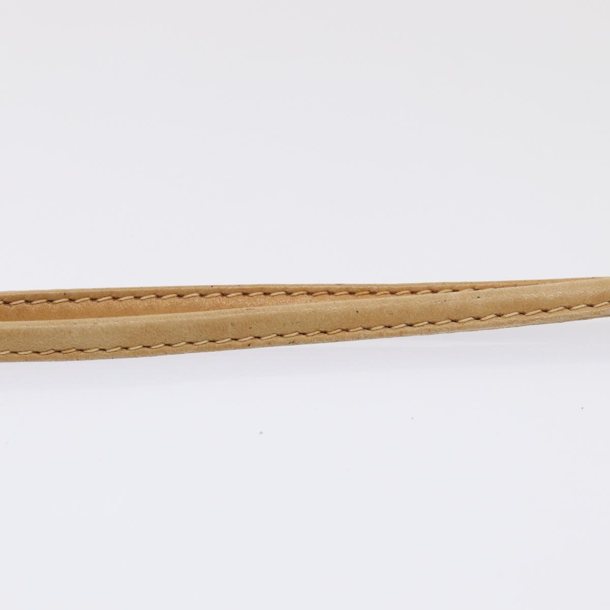 GUCCI Micro GG Supreme Shoulder Bag PVC Beige Gold 49 007 5548 Auth 87020