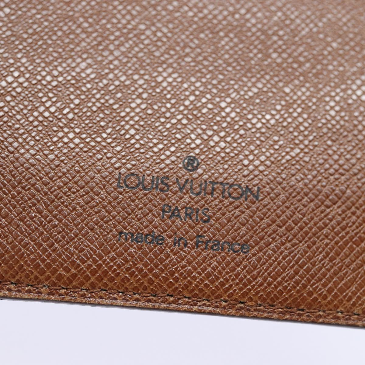 LOUIS VUITTON Monogram Porte Cartes Credit Billfold Wallet M60825 LV Auth 87051