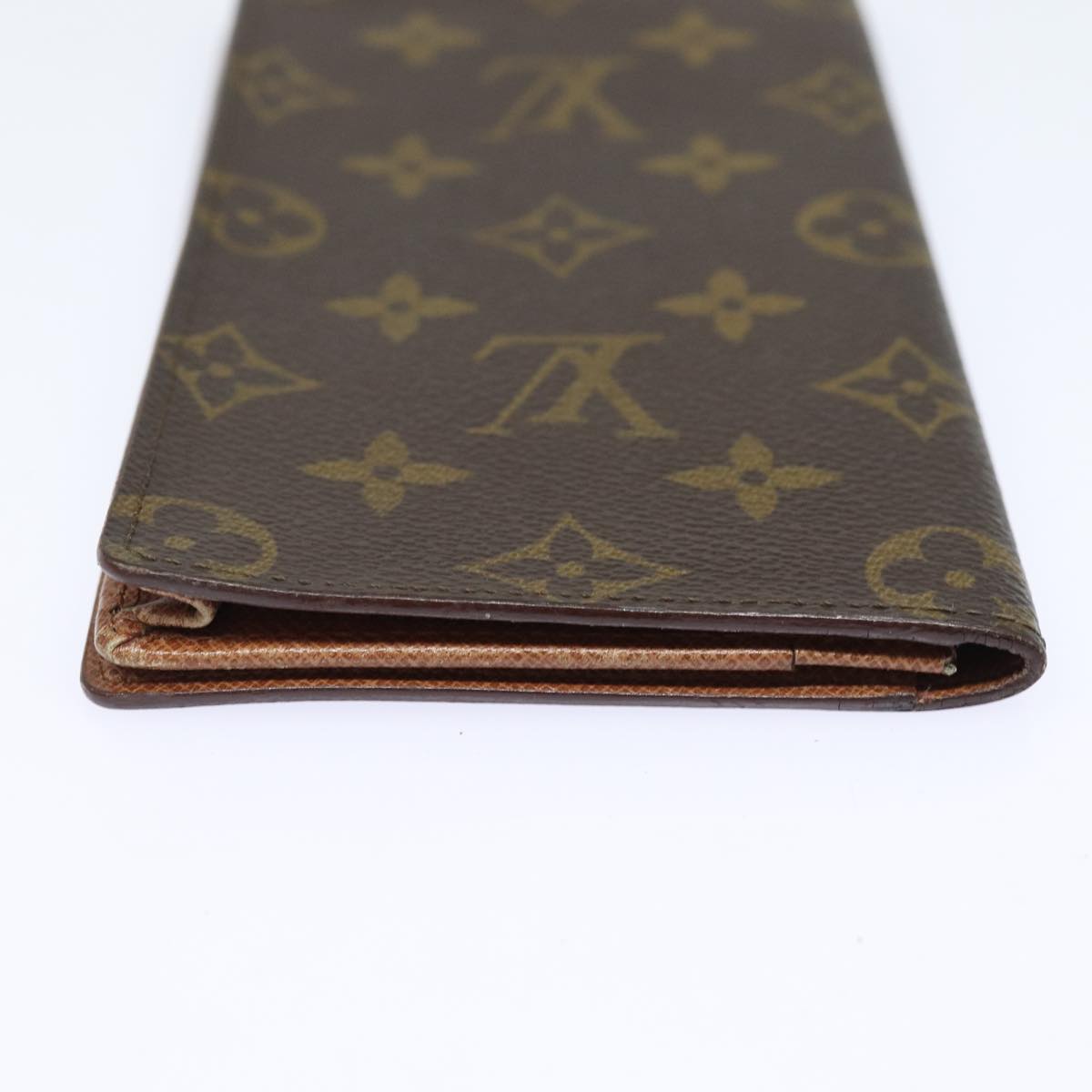 LOUIS VUITTON Monogram Porte Cartes Credit Billfold Wallet M60825 LV Auth 87051