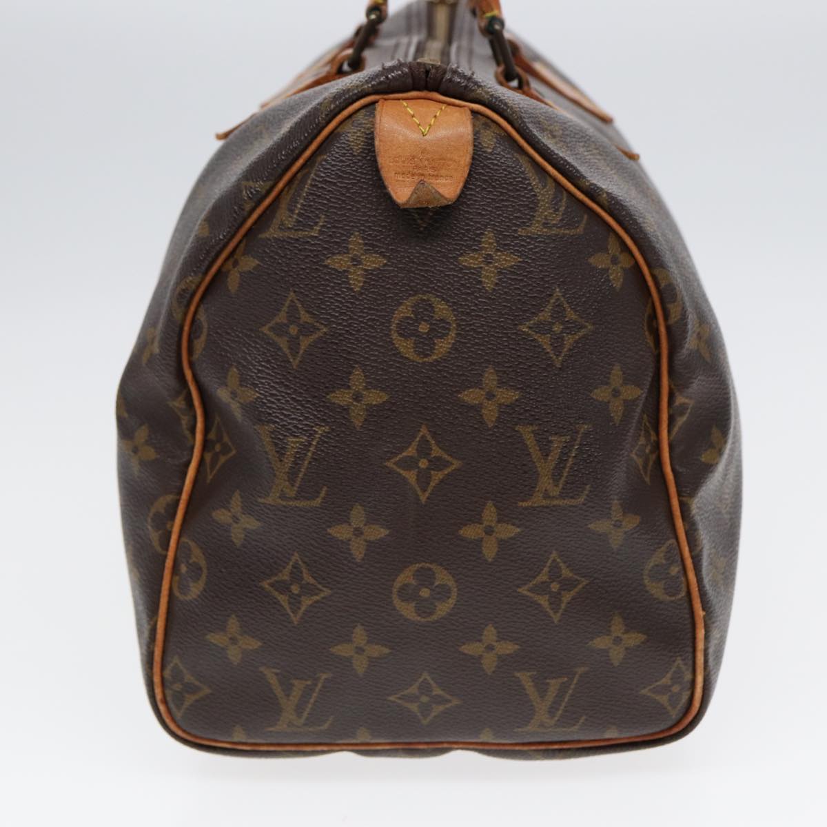 LOUIS VUITTON Monogram Speedy 30 Hand Bag M41526 LV Auth 87100