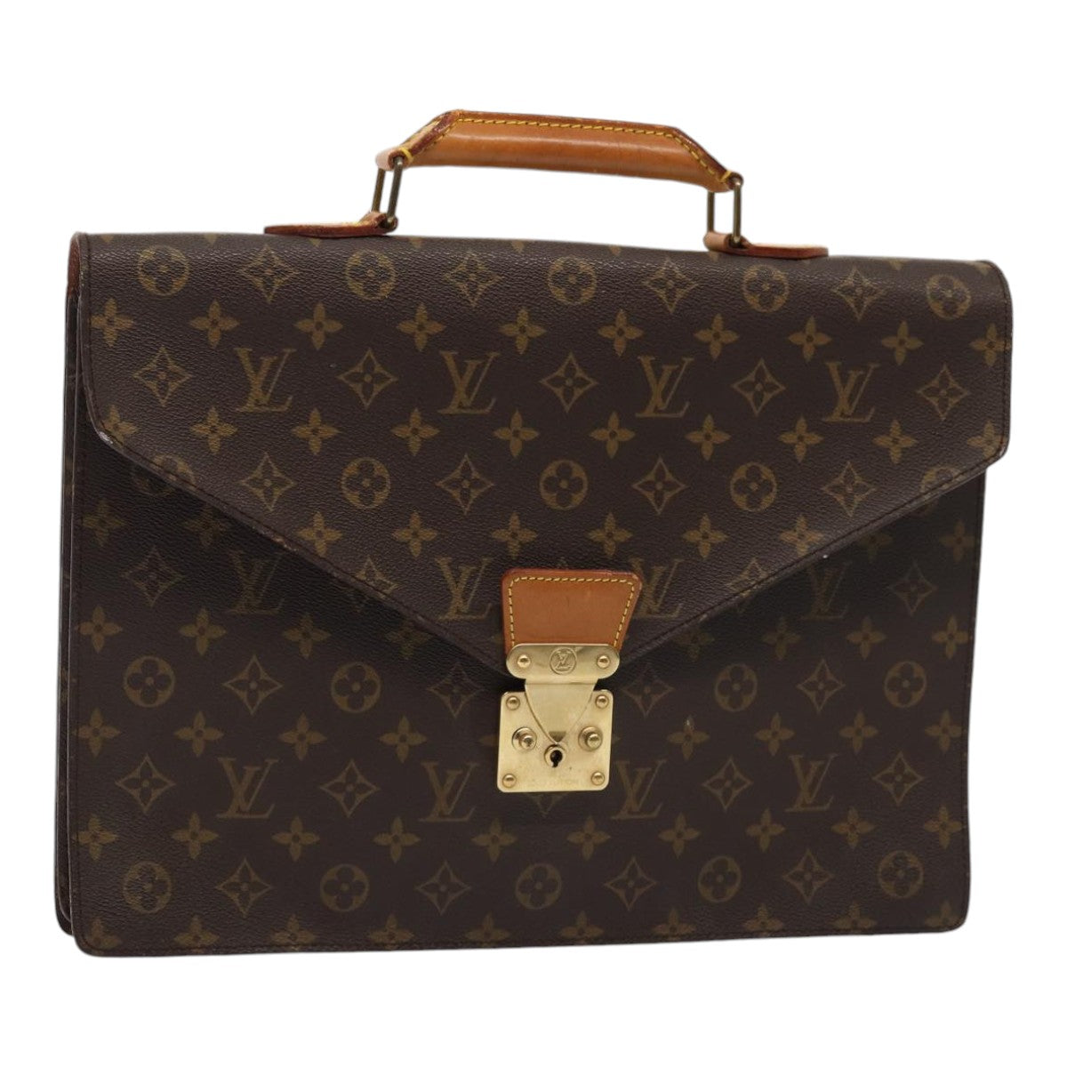 LOUIS VUITTON Monogram Serviette Conseiller Briefcase M53331 LV Auth 87132