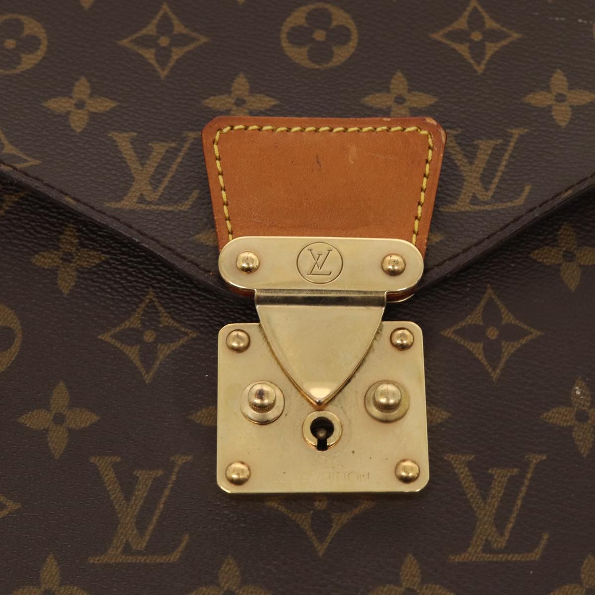 LOUIS VUITTON Monogram Serviette Conseiller Briefcase M53331 LV Auth 87132