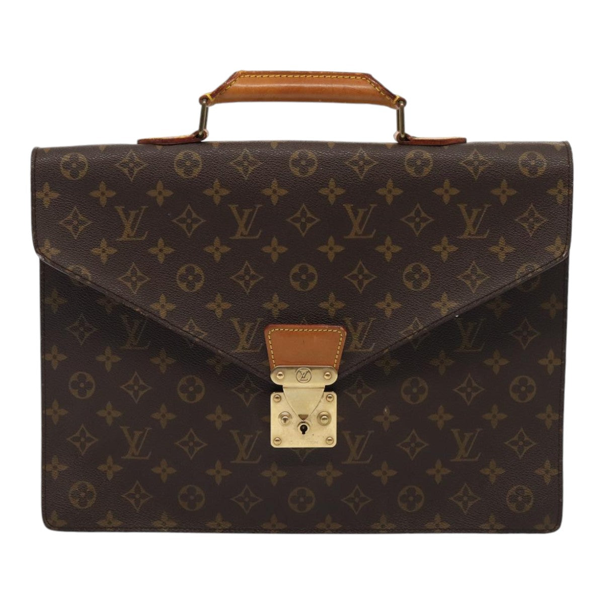 LOUIS VUITTON Monogram Serviette Conseiller Briefcase M53331 LV Auth 87132