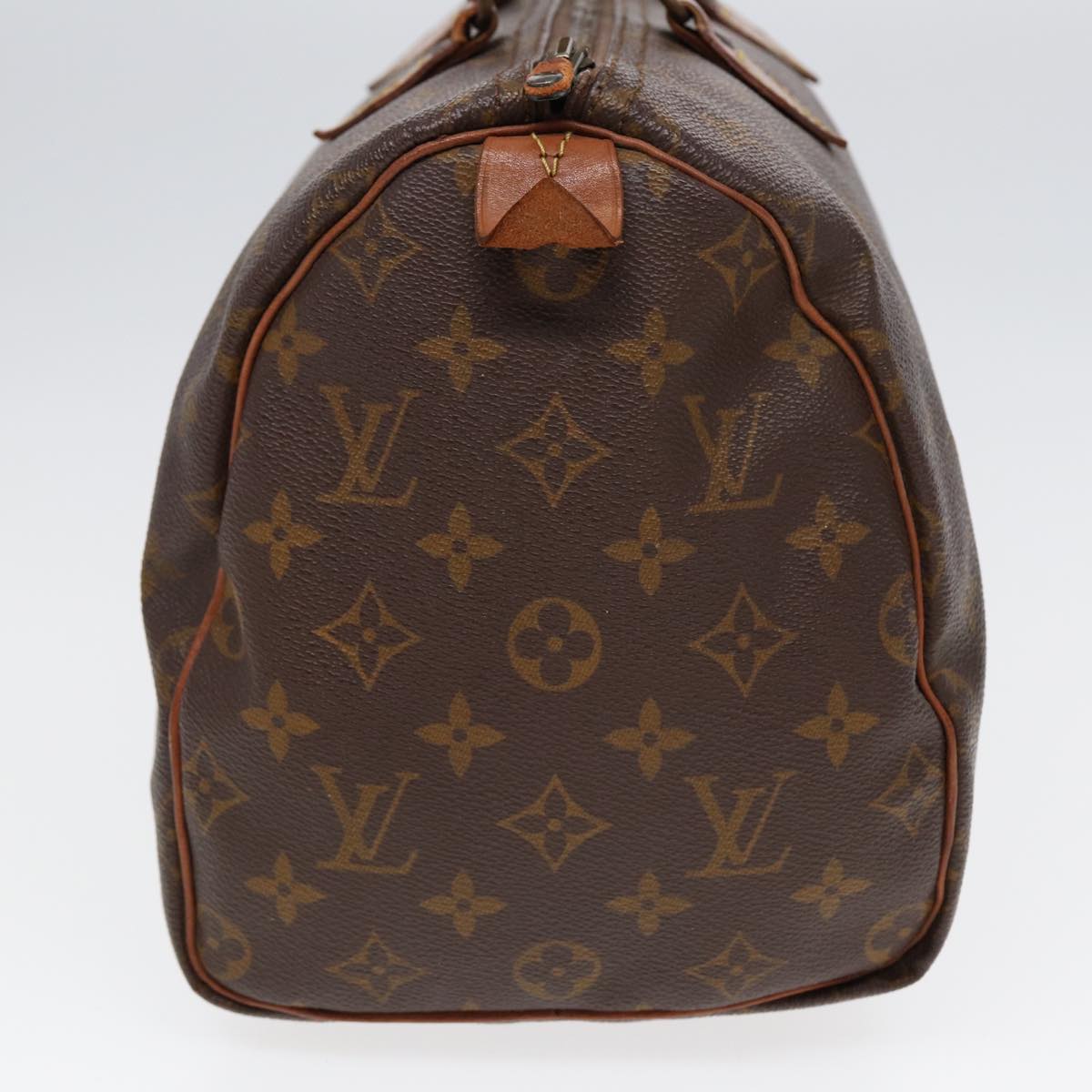 LOUIS VUITTON Monogram Speedy 30 Hand Bag Vintage M41526 LV Auth 87159