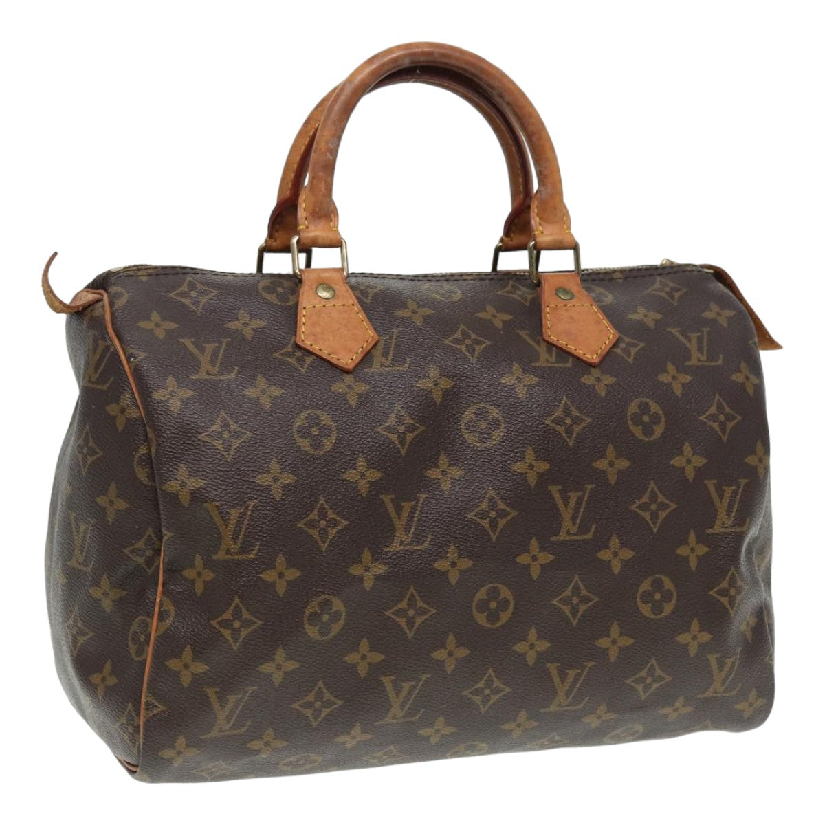 LOUIS VUITTON Monogram Speedy 30 Hand Bag M41526 LV Auth 87166