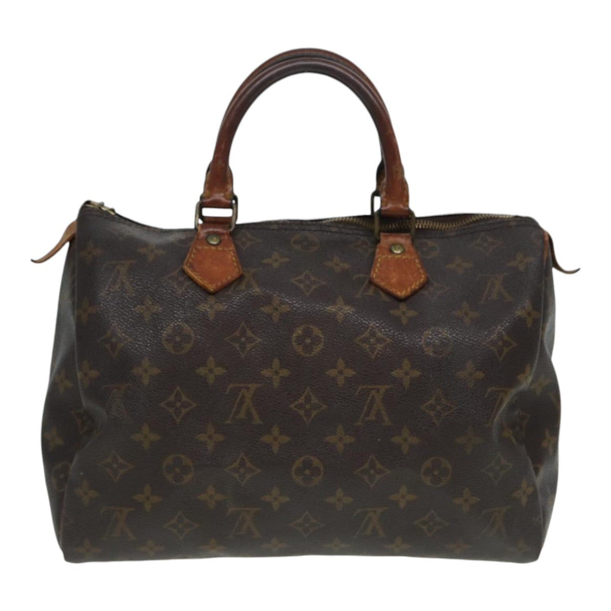 LOUIS VUITTON Monogram Speedy 30 Hand Bag M41526 LV Auth 87187