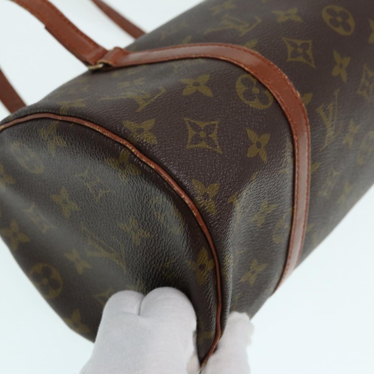 LOUIS VUITTON Monogram Papillon 30 Hand Bag Vintage M51385 LV Auth 87216