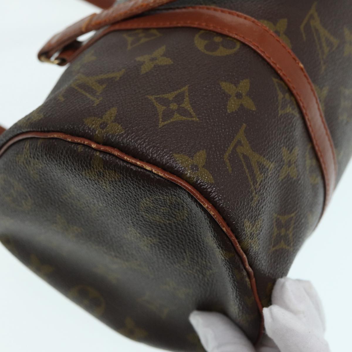 LOUIS VUITTON Monogram Papillon 30 Hand Bag Vintage M51385 LV Auth 87216