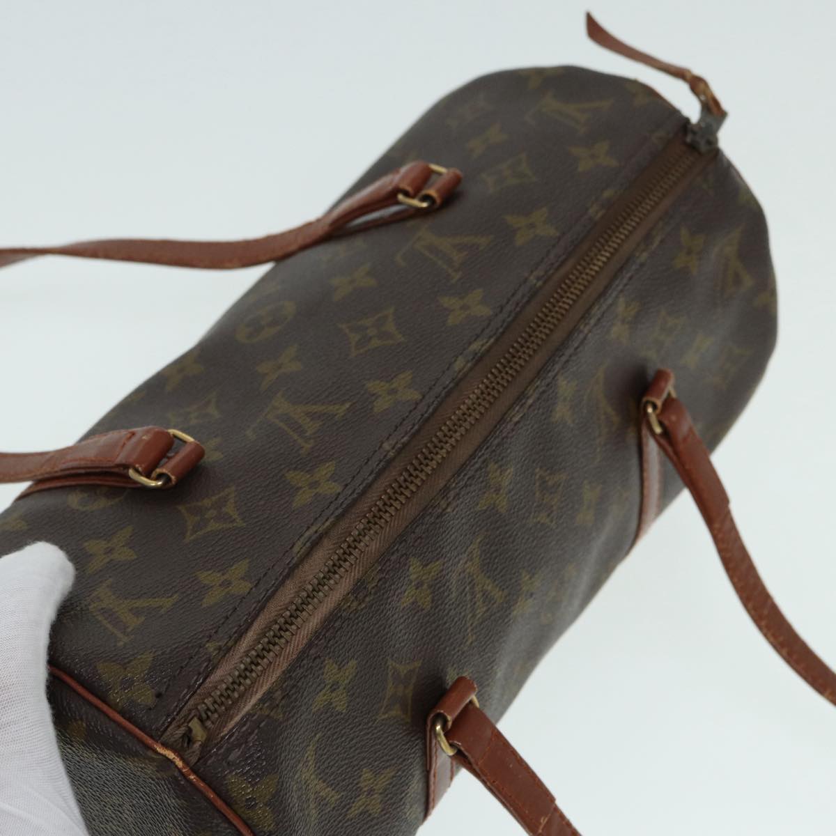 LOUIS VUITTON Monogram Papillon 30 Hand Bag Vintage M51385 LV Auth 87216