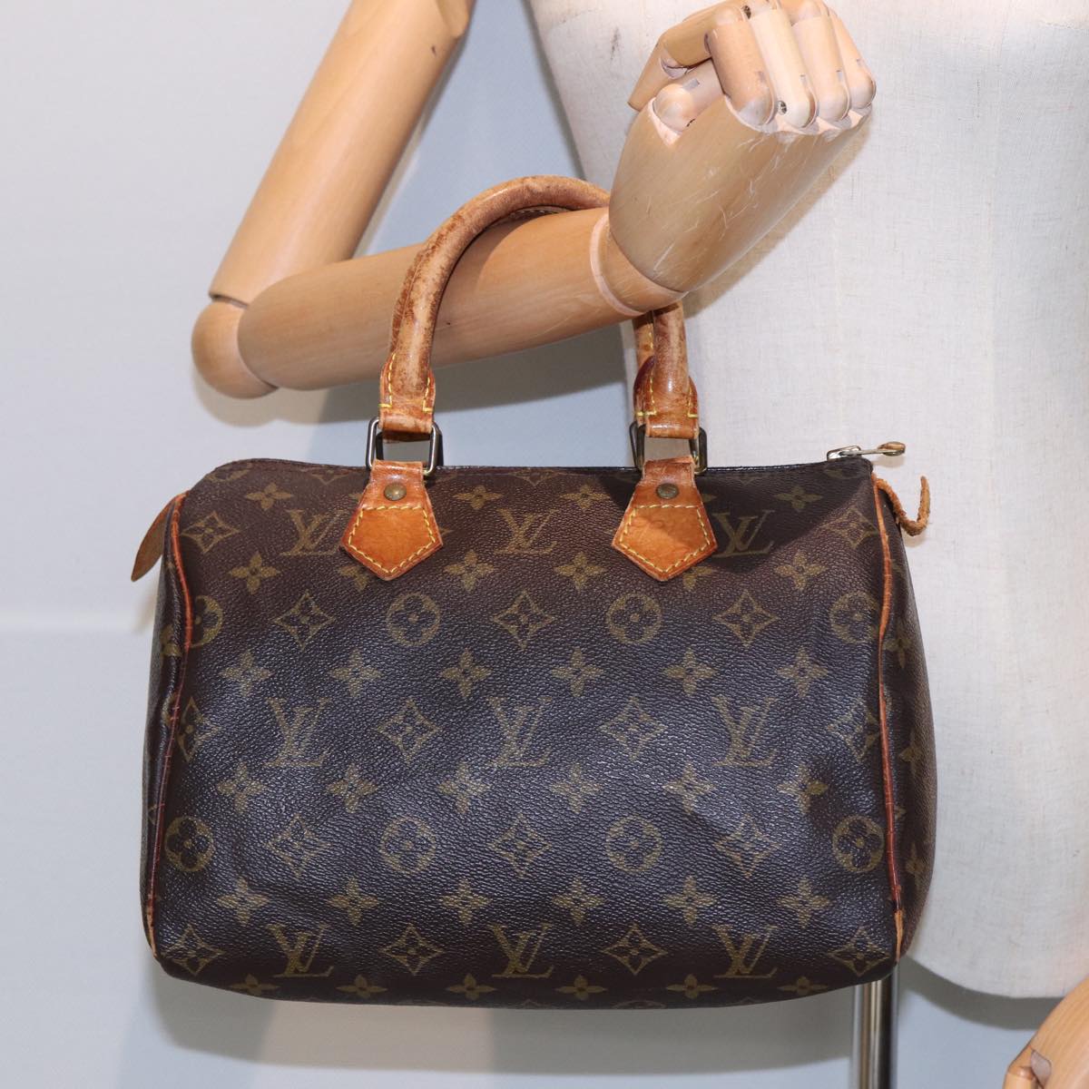 LOUIS VUITTON Monogram Speedy 25 Hand Bag M41528 LV Auth 87305