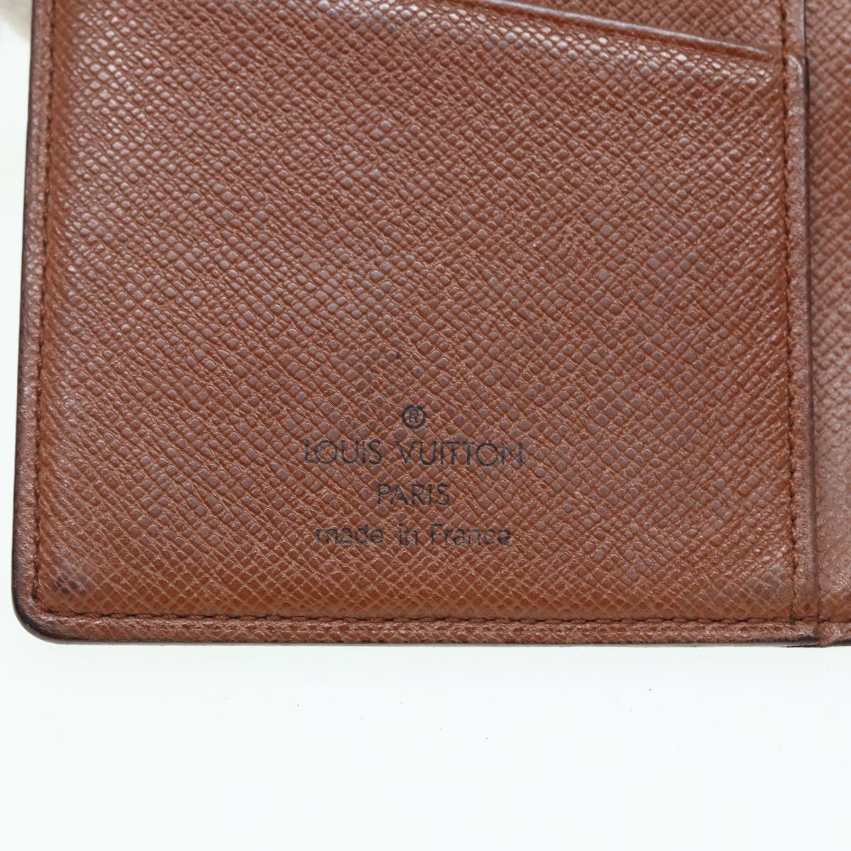 LOUIS VUITTON Monogram Porte Valeurs Cartes Credit Wallet M61823 LV Auth 87328