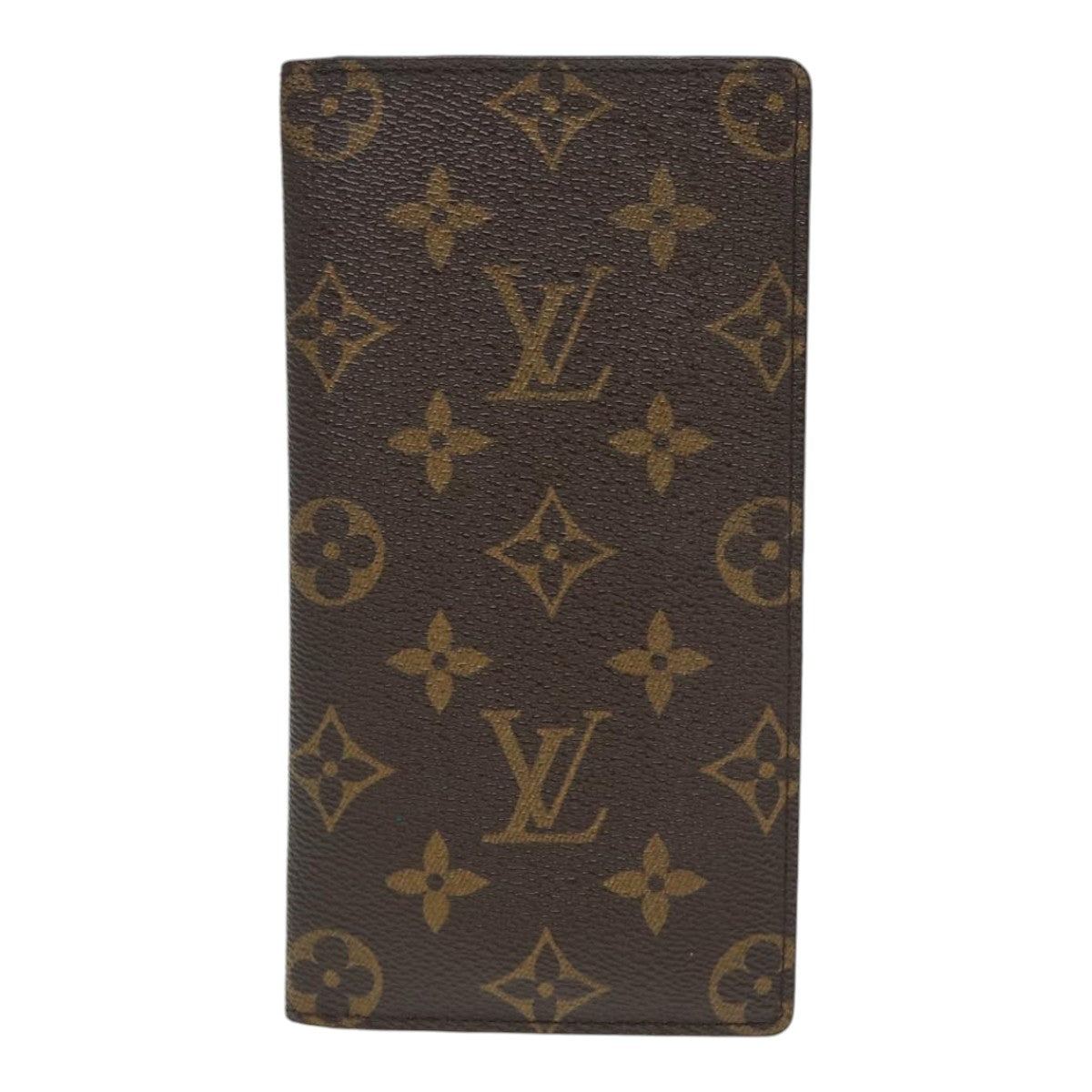 LOUIS VUITTON Monogram Porte Valeurs Cartes Credit Wallet M61823 LV Auth 87328