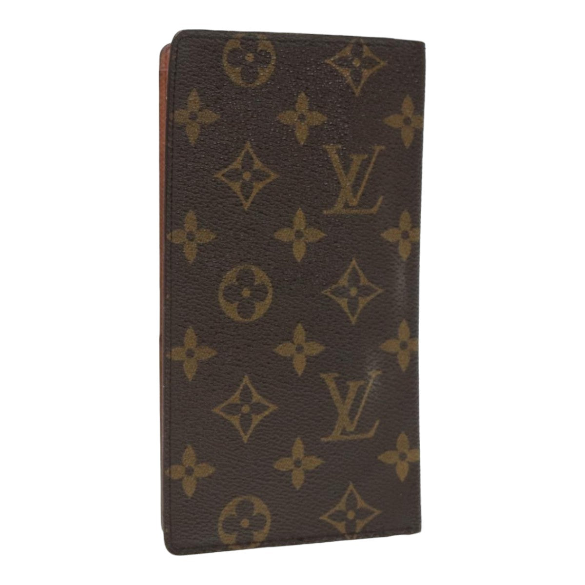 LOUIS VUITTON Monogram Porte Valeurs Cartes Credit Wallet M61823 LV Auth 87328