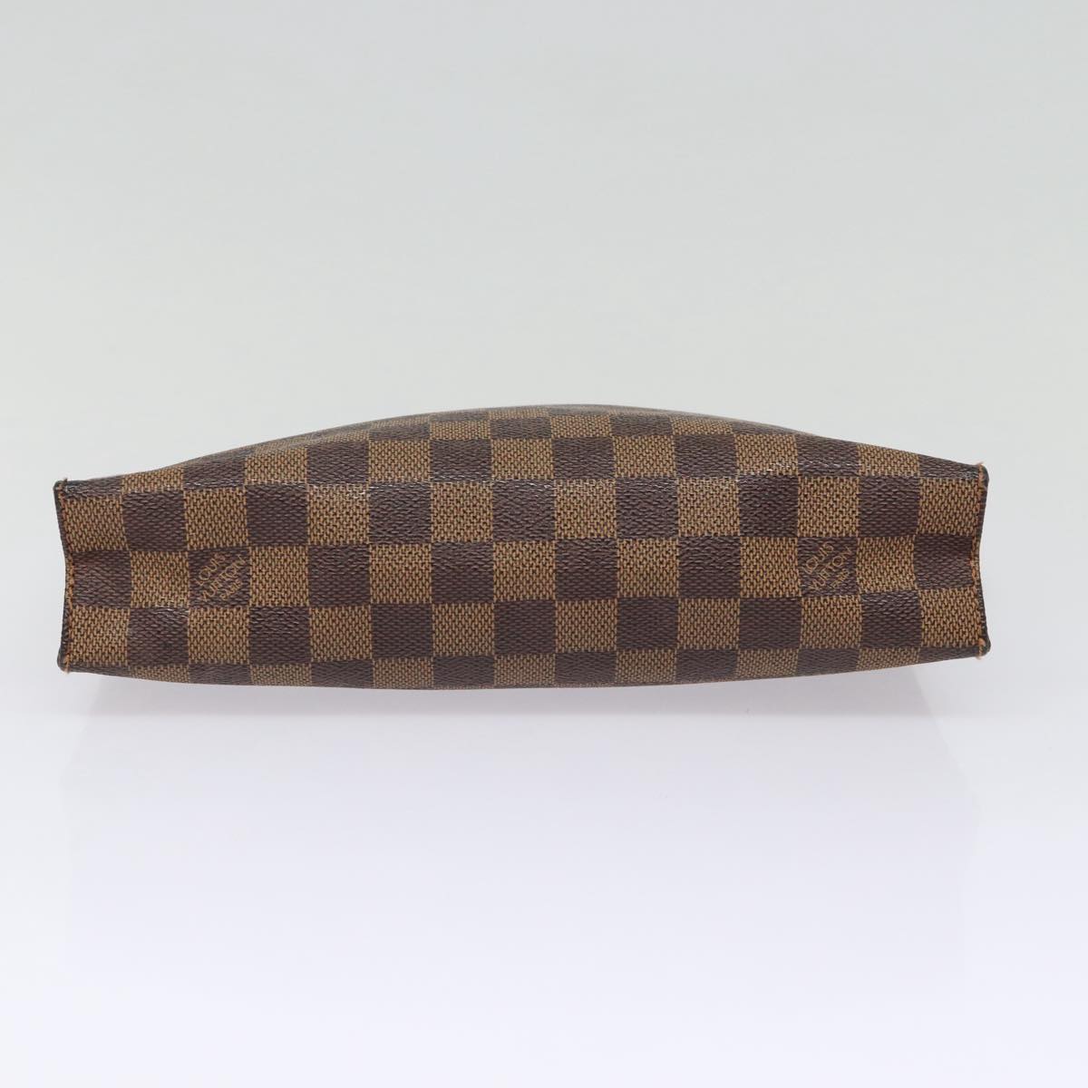 LOUIS VUITTON Damier Ebene Poche Toilette 26 Pouch N47543 LV Auth 87335