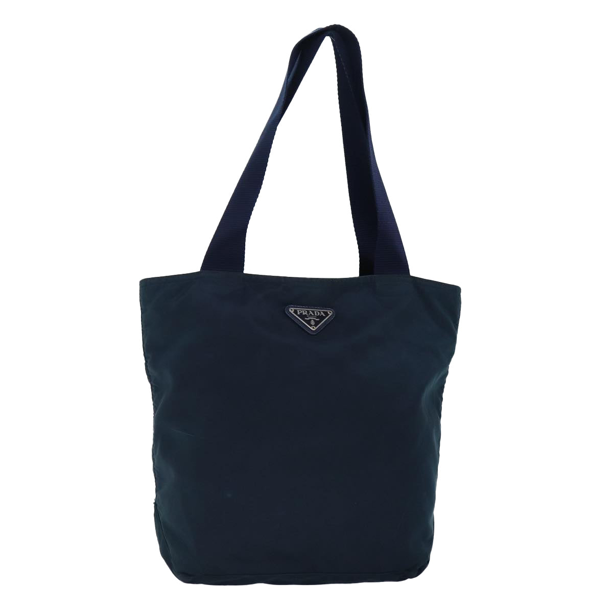 PRADA Hand Bag Nylon Navy Auth 87349