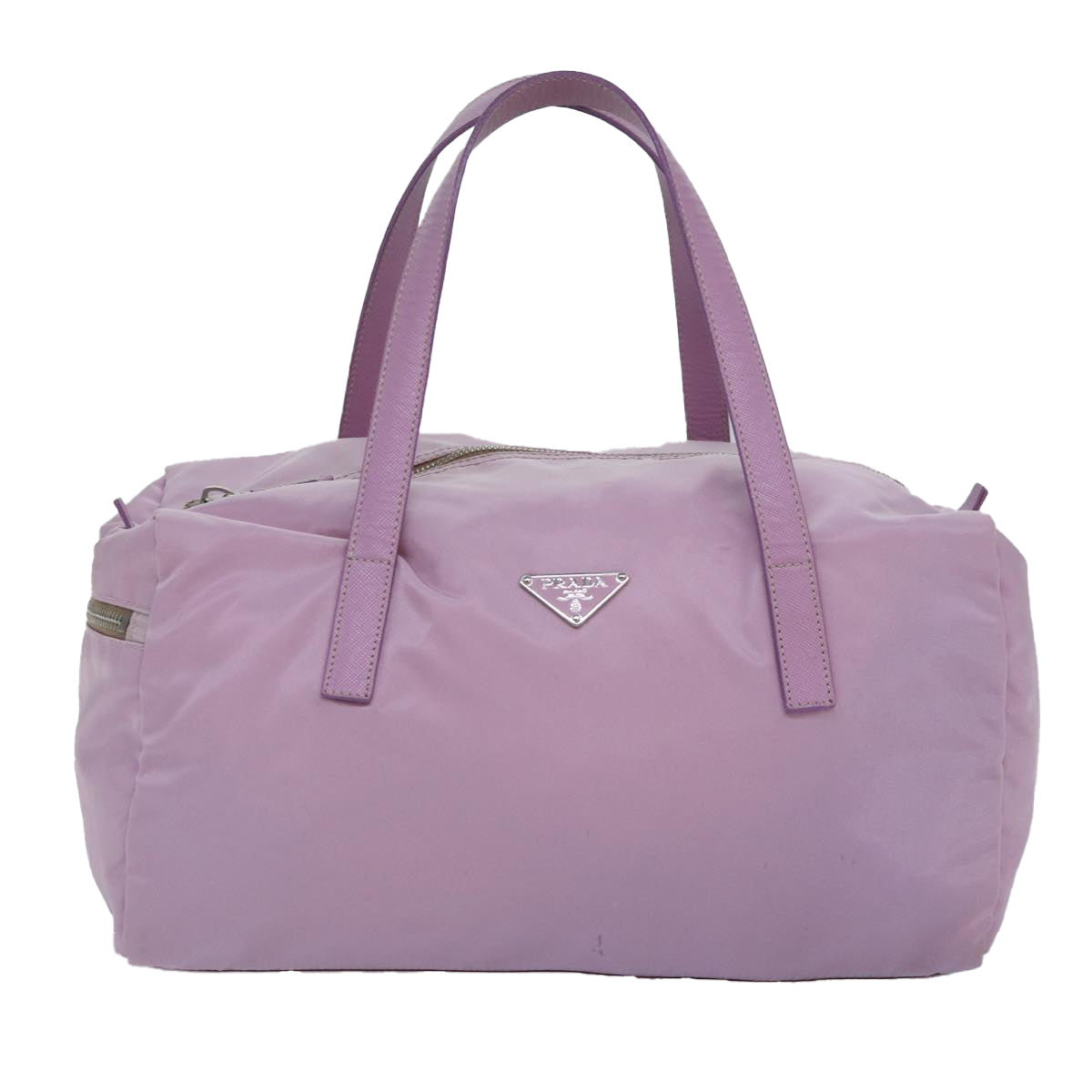 PRADA Hand Bag Nylon Pink Auth 87350